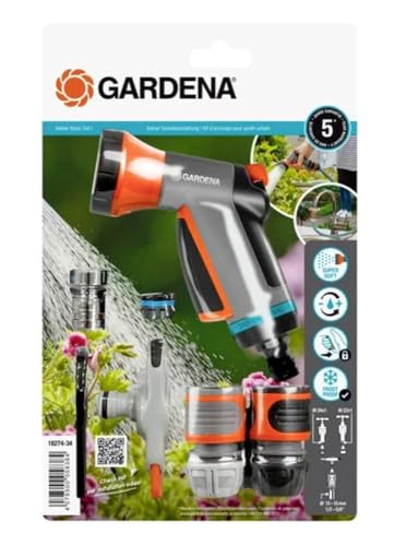 Gardena Set Indoor In Promozione, Set Con Lancia A Doccia E Componenti Di Sistema