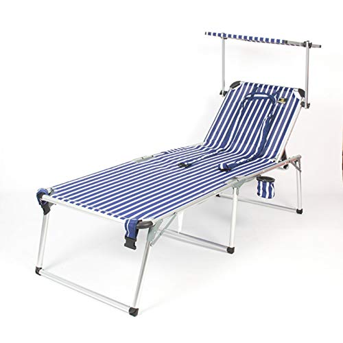 Crevicosta Quality Mark Marcas De Calidad 1006 Lettino Per Letto Marino, Metallo, Marinara, 192 X 65 X 41 Centímetros