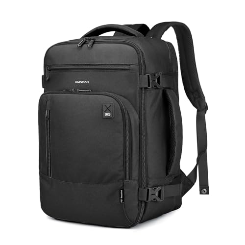 Omnpak Zaino Ryanair 40X20X25,Bagaglio A Mano,Borsa Viaggio Per Tutte Le Compagnie Low Cost, Zaini Valigia Da Cabina 40X20X25Cm Ecologica In Pet Ricic
