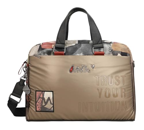 Anekke | Portadocumenti Pc Da Donna Collezione Imaginary | Borsa Per Computer Fino A 14 Pollici 80% Di Materiale Riciclato | 42 X 30 X 9 Cm | Multicol
