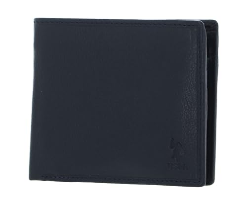 U.S. Polo Assn. Brazil Horiz Wallet Leather Navy