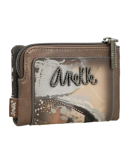 Anekke Portafoglio Medio Wings - Multi-Scomparto | Medio - Misure: 12/9/3 Cm - Accessori E Accessori Donna, Vari