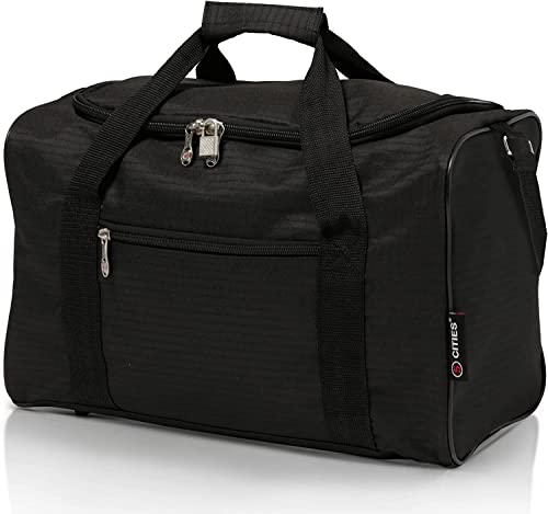 5 Cities Ryanair 40X20X25 Borsa Da Viaggio Dimensioni Massime Del Bagaglio A Mano Da Trasporto Borsa Da Mettere Sotto Il Sedile Aereo Con Tracolla 2 A