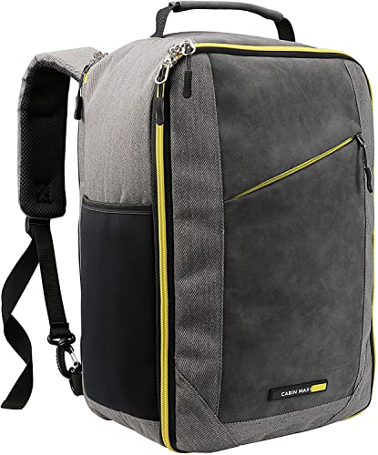 Cabin Max Zaino Viaggio, Zaino Ryanair 40X20X25, Zaini, Zaino Bagaglio A Mano 40X20X25 Ryanair, Zaino Aereo Ideale Borsa Per Voli Low Cost Easyjet, Wi