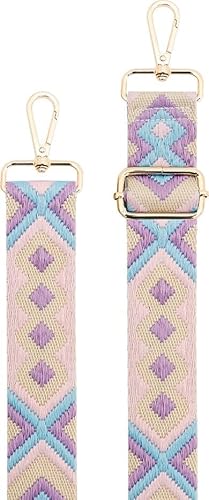 Bandoulière Téléphone Universelle Lanière Brésilienne Violette Et Rose Pâle Bigben