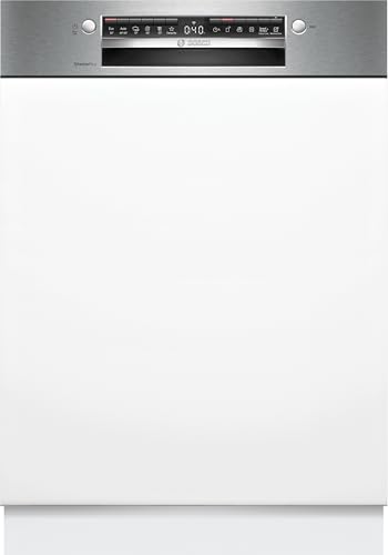 Bosch Smi4Evs08E Serie 4, Lavastoviglie Da Incasso Con Frontalino, Home Connect, Efficientdry: Apertura Automatica Della Porta, Diagnostica Da Remoto,