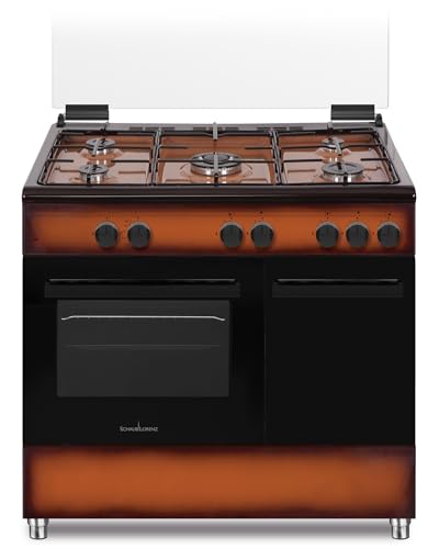 Cucina 90X60 Marrone Portab. Gas+Grill Elet. 5 F. A Slorenz