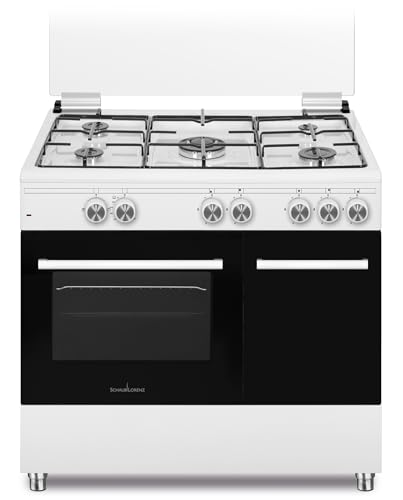 Cucina 90X60 Bianca Portab. Gas+Grill Elet. 5 F. A Slorenz