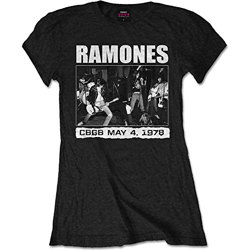 T-Shirt # L Black Femmina # Cbgb 1978