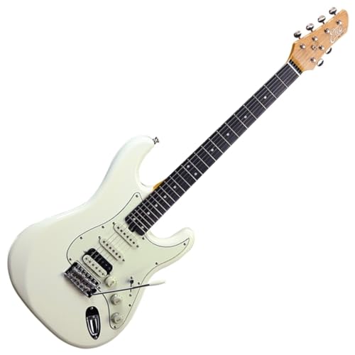 Eko Aire V-Nos Olympic White Electric Guitar