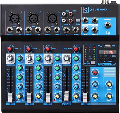 Q Mixer Series Oqan Mixer Q5 Mk2 Usb.