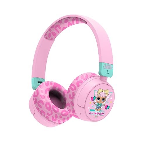 Otl Technologies Cuffie Per Bambini Senza Cavo Lol Surprise Con Controllo Genitori Del Volume E Cavo Per La Condivisione Audio