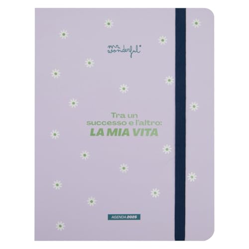 Mr. Wonderful Agenda Office 2025 Settimanale - Tra Un Successo E L'Altro: La Mia Vita - Include 8 Fogli Di Adesivi E Blocchetti Di Note Adesive