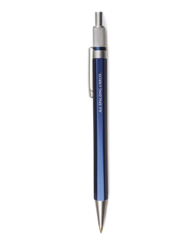 A.G. Spalding&Bros. Penna Hexagonal Ball Point 170200 A Sfera Unisex Alluminio Blu
