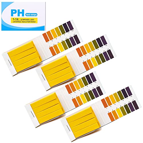Ilantule Cartine Tornasole Ph, 320 Strisce Indicatore Di Ph Cartina Tornasole Per La Misurazione Del Ph Da 1 A 14