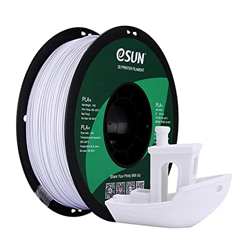 Esun Filamento Pla+ 1.75Mm, Filamento Per Stampante 3D Pla Plus, Precisione Dimensionale +/- 0.03Mm, Bobina Da 1Kg (2.2 Libbre) Filamento Per Stampa 3