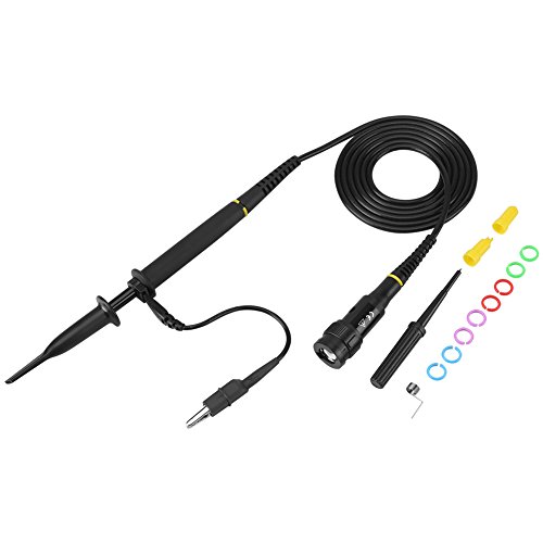 Akozon Oscilloscopio Clip Sonda,Oscilloscope Probe Kit - P4100 Passiva Sonda Clip - 100 : 1-100 Mhz Larghezza Di Banda - Ad Alta Tensione 2Kv