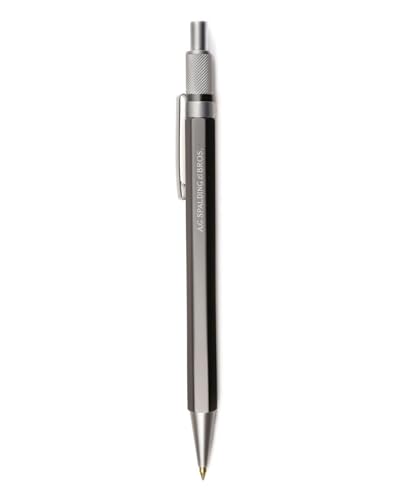 A.G. Spalding&Bros. Penna Hexagonal Ball Point 170200 A Sfera Unisex Alluminio Grigio