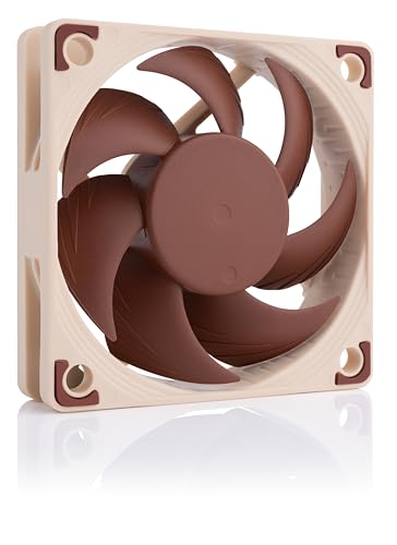 Noctua Nf-A6X15 5V Pwm, Ventola Silenziosa E Sottile De Qualità Premium Con Cavo Adattatore Usb, 4-Pin, Versione Da 5 V (60X15 Mm, Marrone)