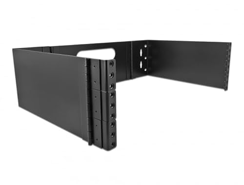 Delock 19 Zoll Wandhalterung 3 He Faltbar Nero