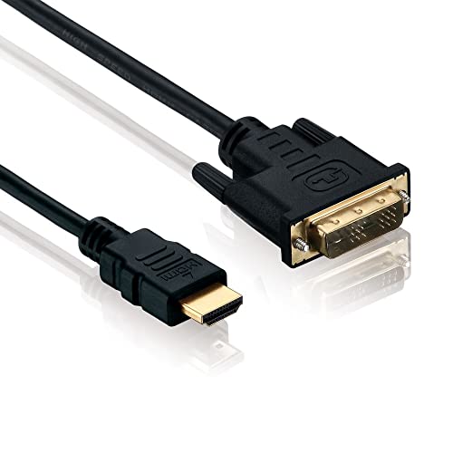 Cavo Di Allacciamento, Hdmi Spina/Dvi-D 18+1 St, Full Hd, Basic, 1,5M, Nero