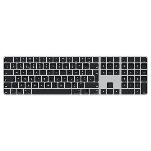 Apple Magic Keyboard Con Touch Id E Tastierino Numerico Per Mac Con Chip Apple - Inglese (Gb) - Tasti Neri 
