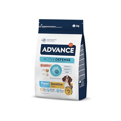 Advance Sensitive Puppy - Cibo Per Cucciolo Di Razza Media Con Sensibilitè Digestive E Sintomi Cutanei - 3Kg