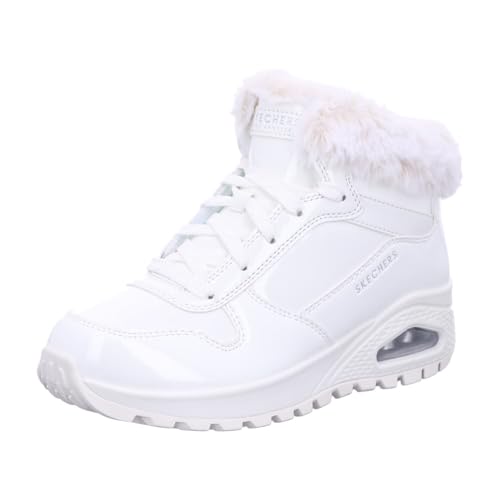 Skechers Uno Rugged, Stivaletto Donna, Bianco, 37 Eu