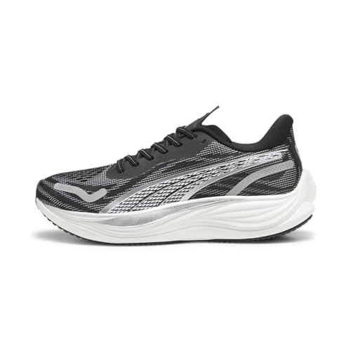 Puma Velocity Nitro™ 3 Scarpe Da Corsa Uomo, Puma Black Puma White Puma Silver, 42 Eu