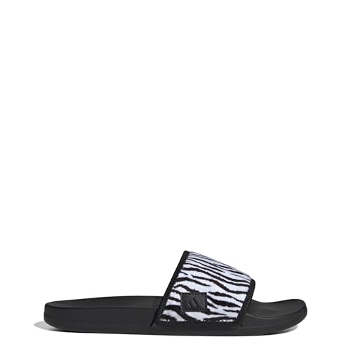 Adidas Adilette Comfort Slides, Diapositive Unisex-Adulto, Core Black/Cloud White/Core Black, 42 Eu