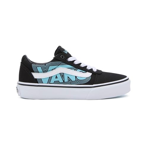 Vans Ward, Sneaker Unisex - Bambini E Ragazzi, Glow Neon Blue Black, 18 Eu