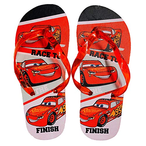 Ciabatte Infradito In Gomma Per Bambino Disney Cars 2607 Rosso 32-33