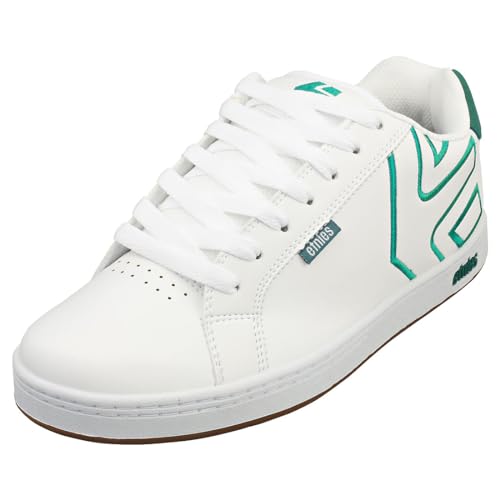 Etnies Fader, Scarpe Da Skateboard Uomo, Bianco E Verde, 45 Eu