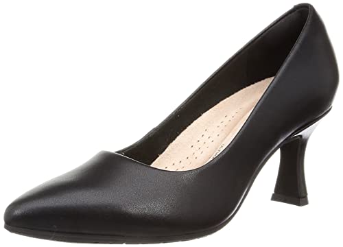 Clarks Kataleyna Gem, Pump Donna, Pelle Nera 00, 39 Eu