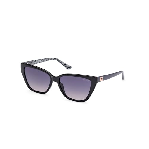 Guess Gu7919, Occhiali Da Sole Donna, Nero Lucido (Nero), Taglia Unica