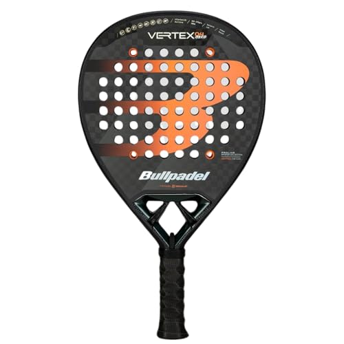 Bullpadel Vertex 04 Hybrid 25 Incordata: No 370G Racchette Da Padel Racchette Da Padel Grigio Scuro - Arancione