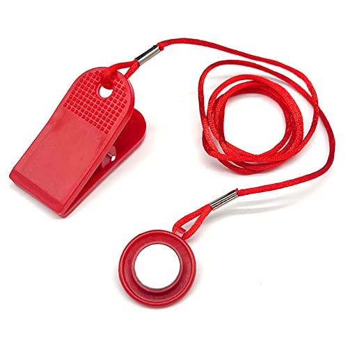 Aihihe Mens Chiave Di Sicurezza Tapis Roulant, Interruttore Magnetico Di Sicurezza Per Tapis Roulant, Accessorio Di Arresto Di Emergenza Per La Maggio