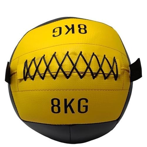 Donatif Palla Medica Fitness 8 Kg Wall Ball Multifunzione, Palla Medica 8 Kg In Ecopelle Made In Italy, Gym Ball Palle Mediche Crossfit