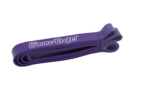 Gimme Kraft Pro Powerband Resistance Band/Fascia Di Resistenza/Fascia Di Resistenza Crossfit Freeletics Workout (Viola/16 Kg-36 Kg))