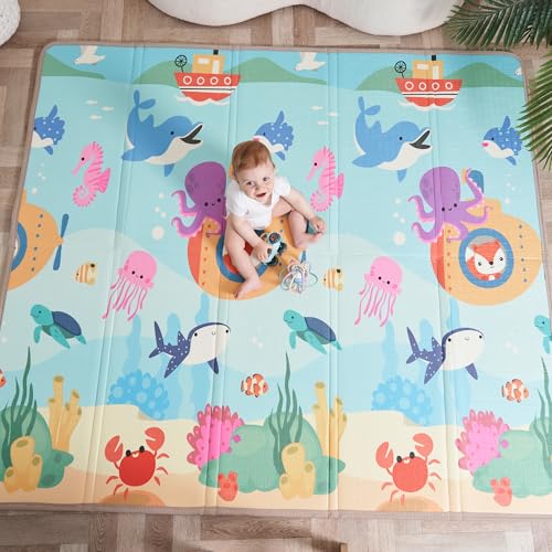 Superbe Bebe Tappeto Per Bambini E Neonati Reversibile E Non Tossico, Pieghevole E Impermeabile In Schiuma Per Bimbi. Per La Camera Del Bambino O Dell