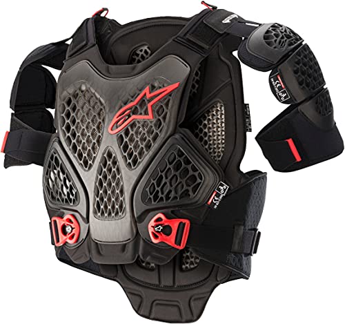 Alpinestars A-6 6700022-1036-Ml - Protezione Toracica Nero/Antracite Md/Lg