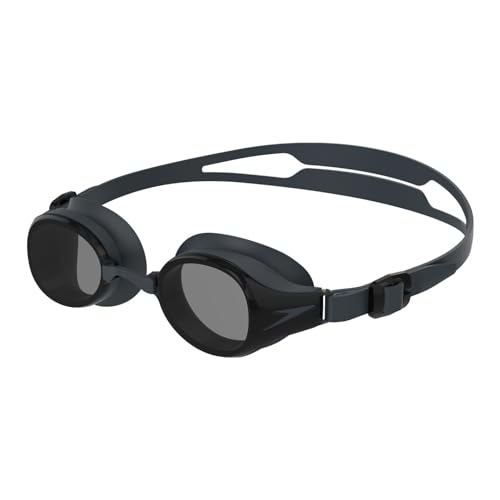Speedo Unisex Adulto Hydropure Optical Occhialini, Nero/Smoke, 1.5