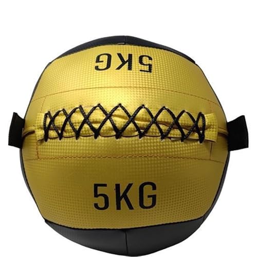 Donatif Palla Medica Fitness 5 Kg Wall Ball Multifunzione, Palla Medica 5 Kg In Ecopelle Made In Italy, Gym Ball Palle Mediche Crossfit
