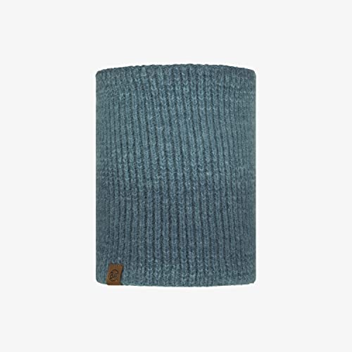Buff Scaldacollo In Tricot E Pile Marin Denim Women Taglia Unica