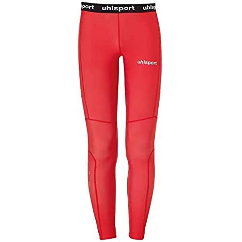 Uhlsport, Distinction Pro Long Tights Uomo, Rosso, Xxl