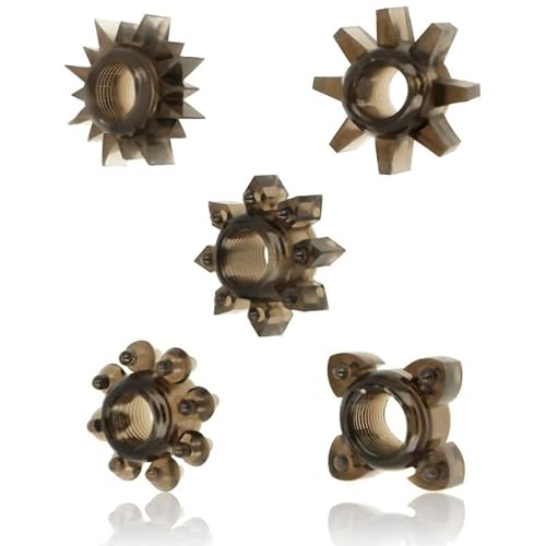 Ohmama Set 5 Anillos Silicona Testiculos Y Pene