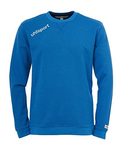 Uhlsport – Essential Felpa, Unisex, Bekleidung Essential Sweatshirt, Azzurro/Blu, Xxs