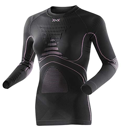 X-Bionic Energy Accumulator Origins Long Sleeve Shirt Donna T Shirt A Compressione Maglia Top Intimo Donna
