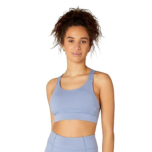Fm London Fm London Reggiseno Sportivo Donna Fitness Shock Absorber, Reggiseno Sportivo, Donna, Blu, L
