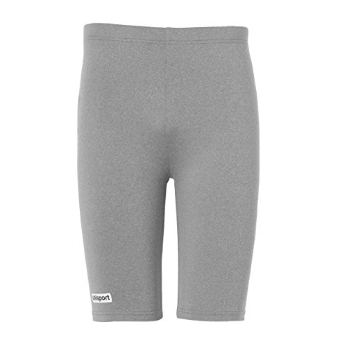 Uhlsport Uomo Distinction Colors Tights Shorts, Uomo, Distinction Colors Tights, Grigio Scuro Mélange, 140